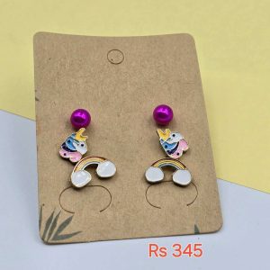 Unicorn Stud Earrings - Pack of 3