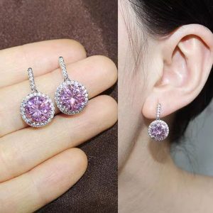 Cubic Zirconia Drop Earring