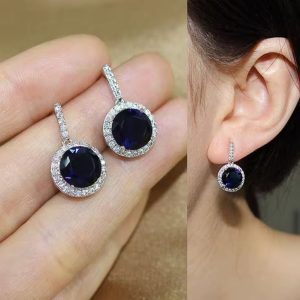 Cubic Zirconia Drop Earring