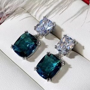 Cubic Zirconia Drop Earring